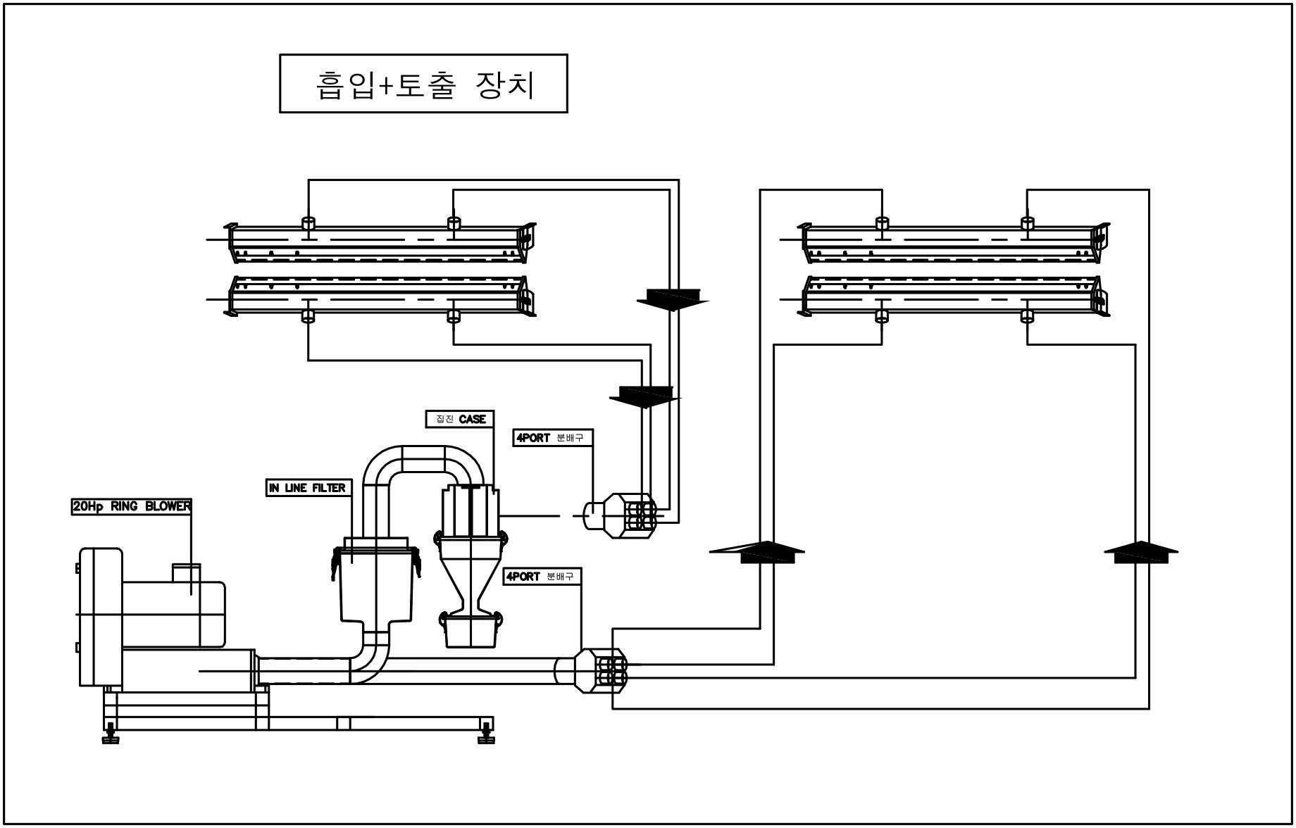 흡입 + 토출장치